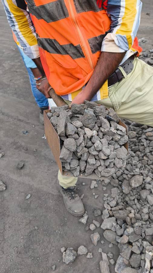 Lump ore sample, Zambian origin